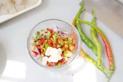 Make Fried powder step 1