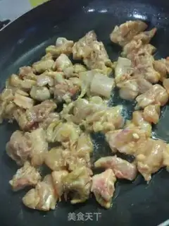Make Favorite beans, squirm chicken step 4