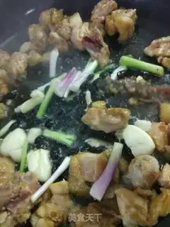 Make Favorite beans, squirm chicken step 5