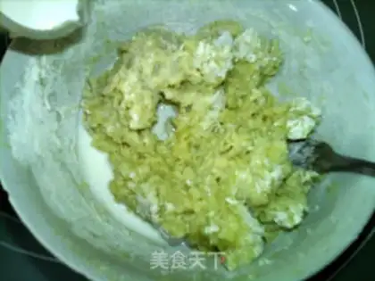 Make Potato Mountain eggcake step 5