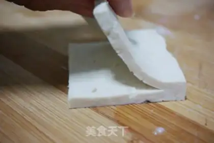 Make Fish tofu trap step 1