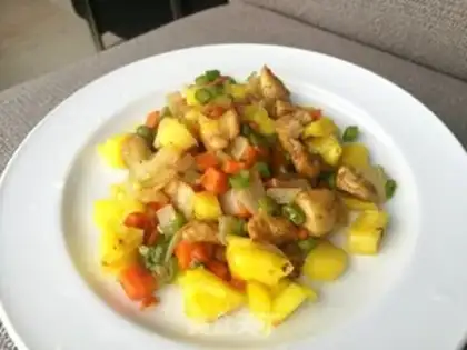 Make Pineapple chicken step 17