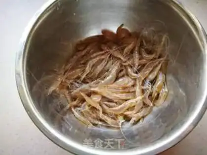 Make White and silver shrimp step 0
