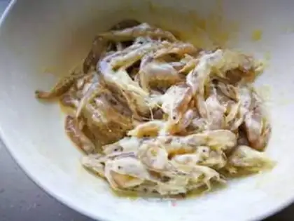Make White and silver shrimp step 6