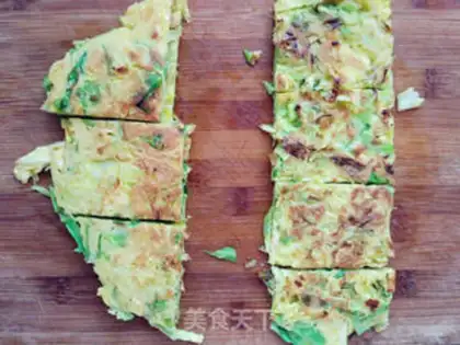 Make A cabbage eggcake step 6