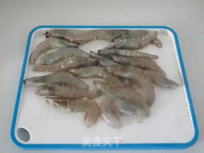 Make Shanghai dollar Shrimp step 2
