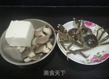 Make Crab tofu mushrooms step 0