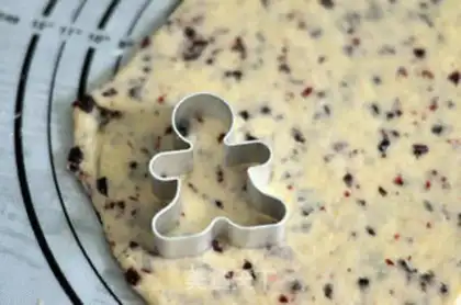 Make Vanilla cranberry scones step 8