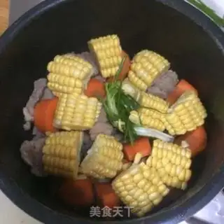 Make Corn steak soup step 2