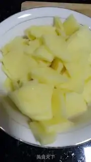 Make Squid potatoes step 1