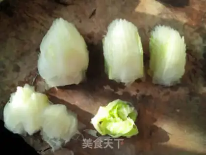 Make ♪ Flowers and rich cabbage ♪ step 4