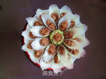 Make ♪ Flowers and rich cabbage ♪ step 7