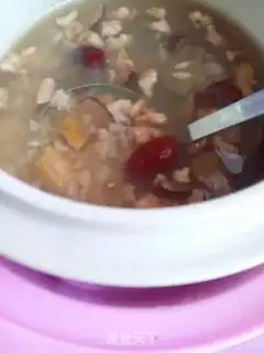 Make Charging rice congee step 4