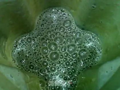Make Black sesame banana horned milk step 7