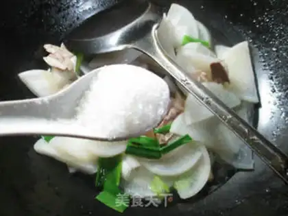 Make The lamb makes radish step 5