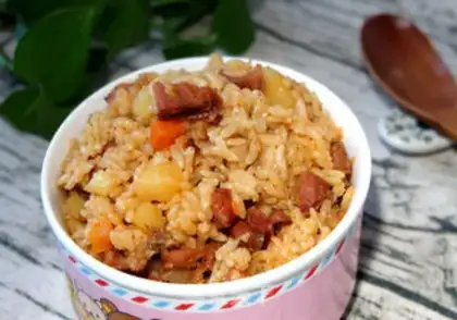 Make Sausage potato rice step 11