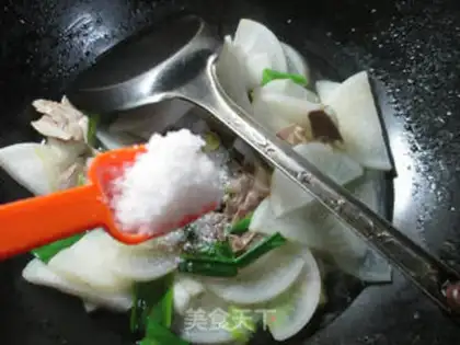 Make The lamb makes radish step 6