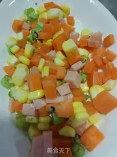 Make Singzhou fried rice step 1