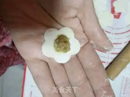 Make A petal dumpling step 2