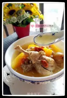 Make Five fingers of peach papaya chicken step 2