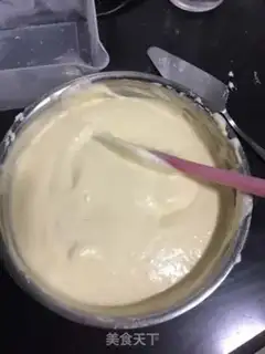 Make Eight inches of black sesame cake step 16