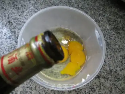 Make White mushroom eggs step 1