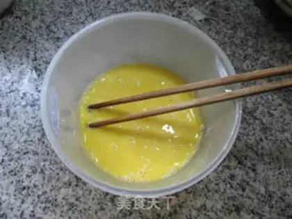 Make White mushroom eggs step 2