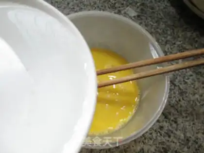 Make White mushroom eggs step 4