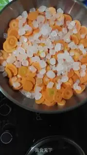 Make Carrot fruit step 2