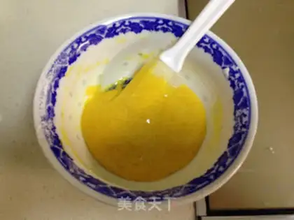 Make Bean cream cake step 1