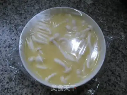 Make White mushroom eggs step 7