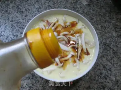 Make White mushroom eggs step 9