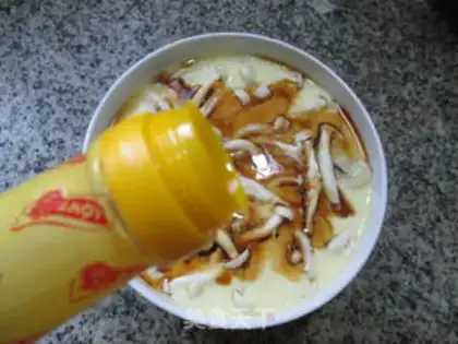 Make White mushroom eggs step 10