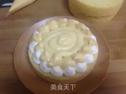 Make Bean cream cake step 8