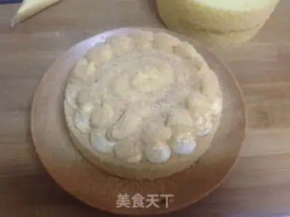 Make Bean cream cake step 9