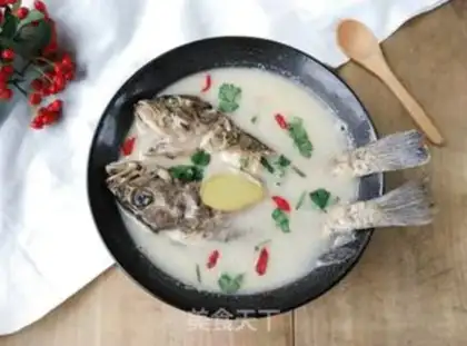 Make White and black fish soup step 8