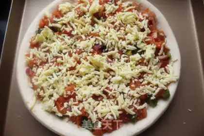 Make Chicken pizza in Orleans step 5