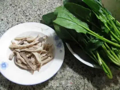 Make Piggy belly spinach step 0