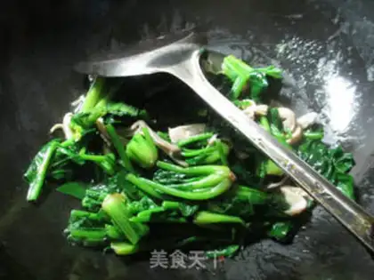 Make Piggy belly spinach step 6