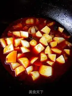 Make Potato red meat step 12