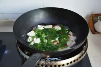 Make Spinach tofu soup step 6