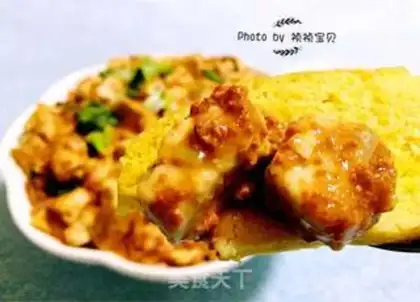 Make Crab sauce tofu step 9