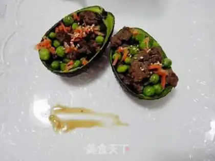 Make Beef and pea beef step 2