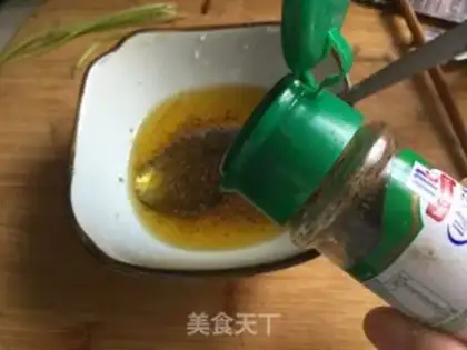 Make Chicken onion fragrance step 4