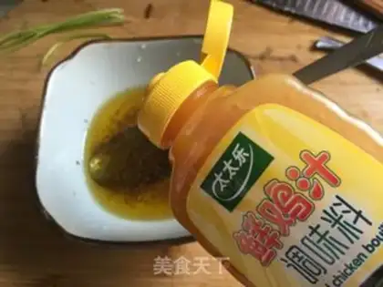 Make Chicken onion fragrance step 5