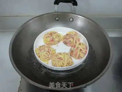 Make Golden soup lion head step 6