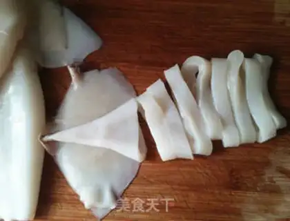 Make A fragrance of roasted squid step 2