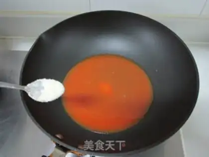 Make Golden soup lion head step 8