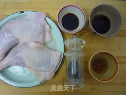 Make Garlic steamed chicken legs step 0
