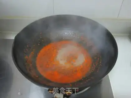 Make Golden soup lion head step 9